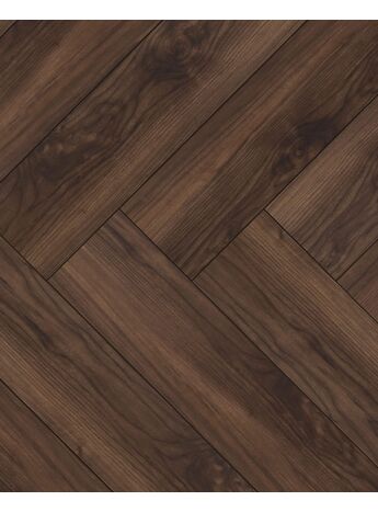 Alsafloor Herringbone 12mm Chocolate Walnut