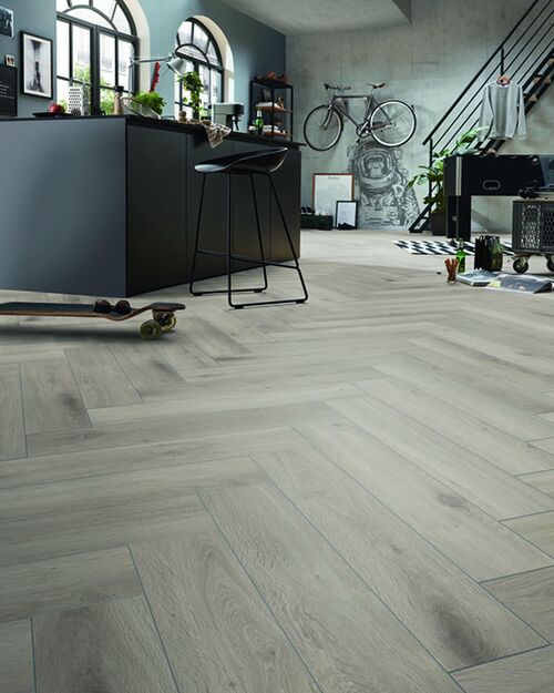 Kronotex Herringbone 3773 Silver Oak