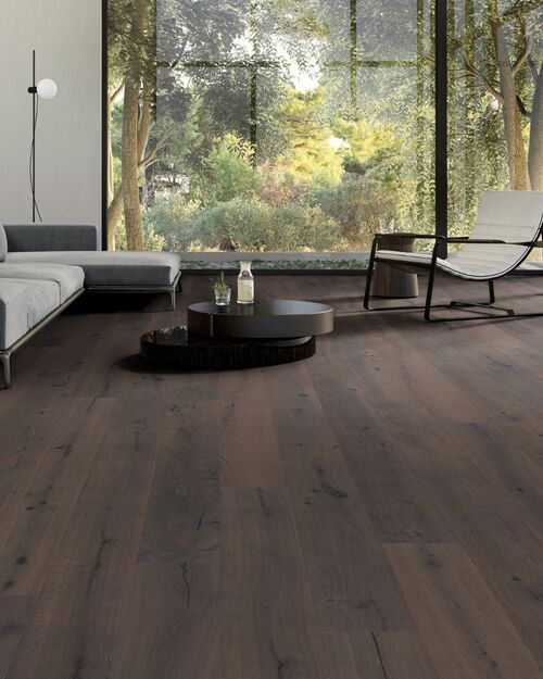 Thede Witte Oak Knotty Rustik Brushed Grey Oiled