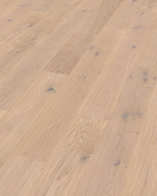 Thede Witte Oak XL Knotty Handscraped White Oiled