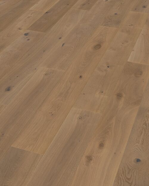 Thede Witte Oak XL Knotty Brushed Smoked White Oiled