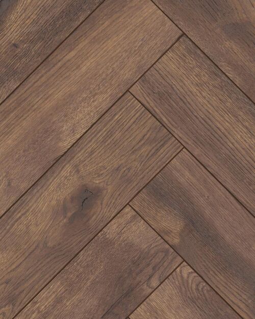 Kronotex Pettersson Dark Oak Balıksırtı Laminat Parke