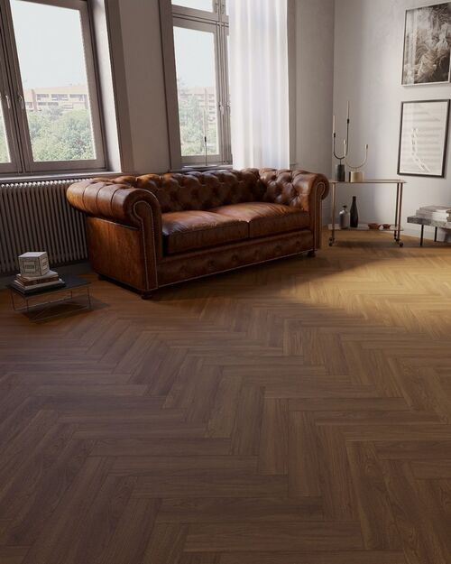Bella Floor Walnut Americano Balıksırtı Laminat Parke