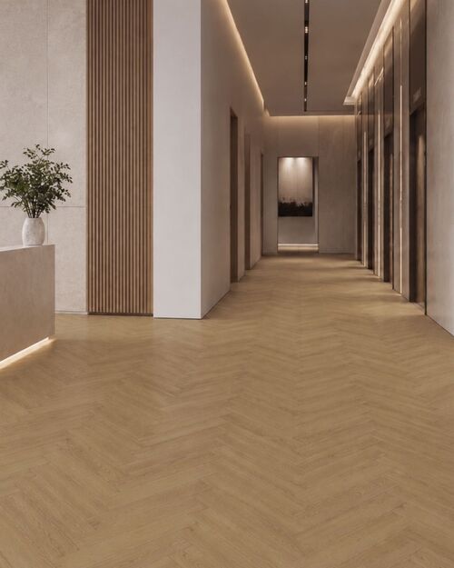 Bella Floor Oak Natural Balıksırtı Laminat Parke