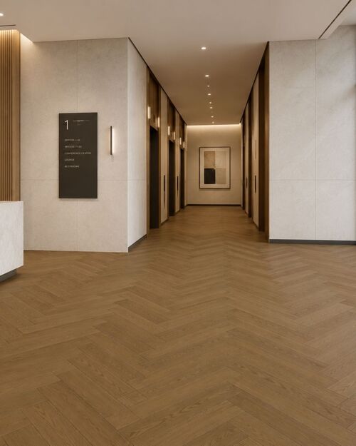 Bella Floor Oak Smoked Balıksırtı Laminat Parke