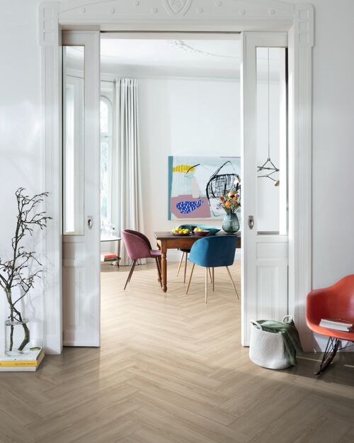 Egger Krem Newport Meşe Balıksırtı Laminat Parke